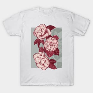 Peonies in colors T-Shirt